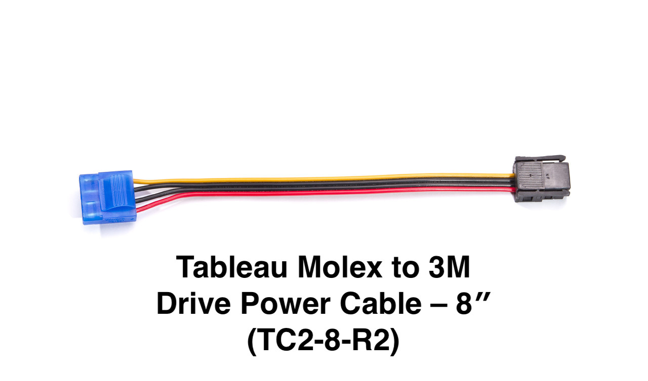 Picture of Tableau Molex to 3M Drive Power Cable – 8″ (TC2-8-R2)